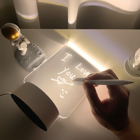 Note Board Creative Led Night Light USB Message Board Holiday Light  With Pen Gift For Children Girlfriend Night Lamp