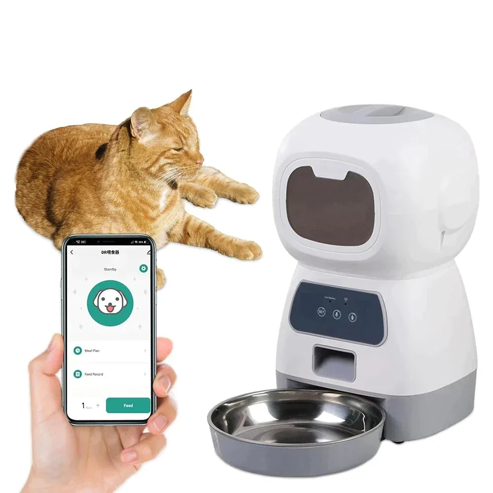 Alimentador Automático para Cães e Gatos