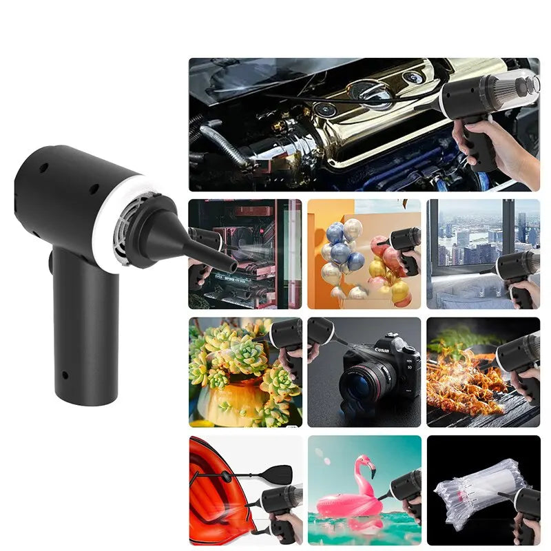 9000Pa Wireless Car Vacuum Cleaner USB