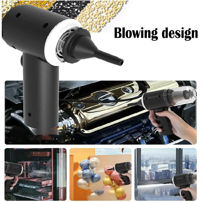 9000Pa Wireless Car Vacuum Cleaner USB